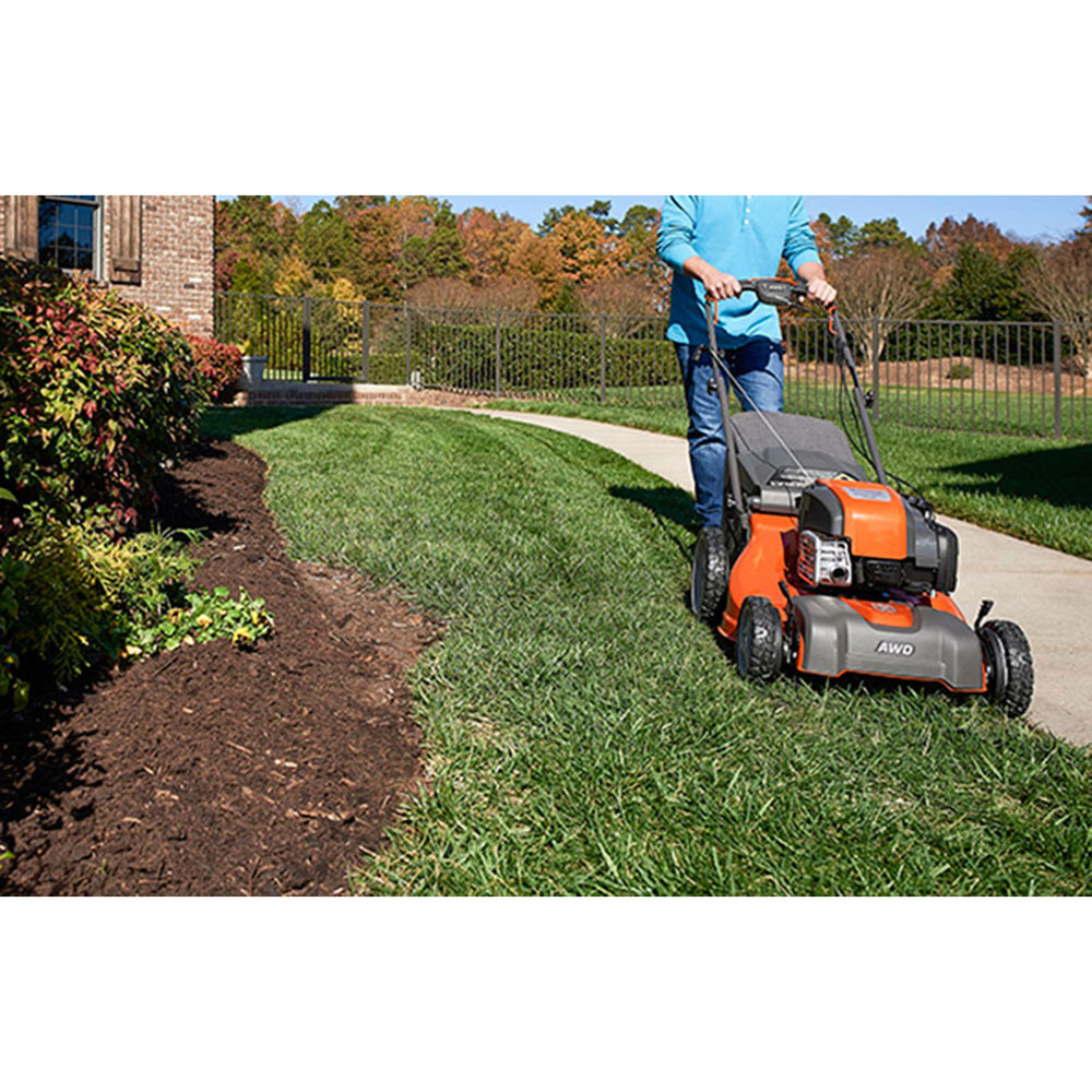Rear wheel husqvarna self propelled mower shop